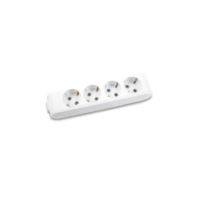 Колодка для подовжувача Panasonic X-tendia із заземленням 4 гнізда grey (WLTB04402GR-UA)