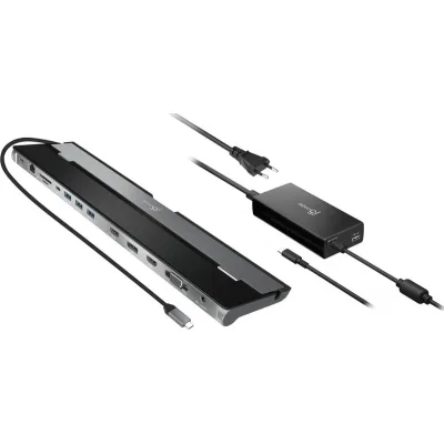 Порт-реплікатор J5create Dock-Station USB-C 10-in-1 (HDMI/PD/USB-A/USB-C/LAN/картридер/audio) (JCD543P-EN)