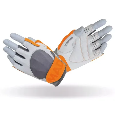 Рукавички для фітнесу MadMax MFG-850 Crazy Grey/Orange L (MFG-850_L)