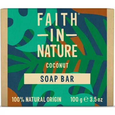 Тверде мило Faith in Nature Натуральне З кокосом 100 г (708002300363)