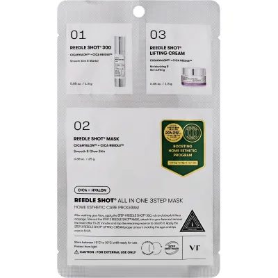 Маска для обличчя VT Cosmetics Reedle Shot All In One 3 Step Mask 1.5 г + 1.5 г + 25 г (8803463003449)