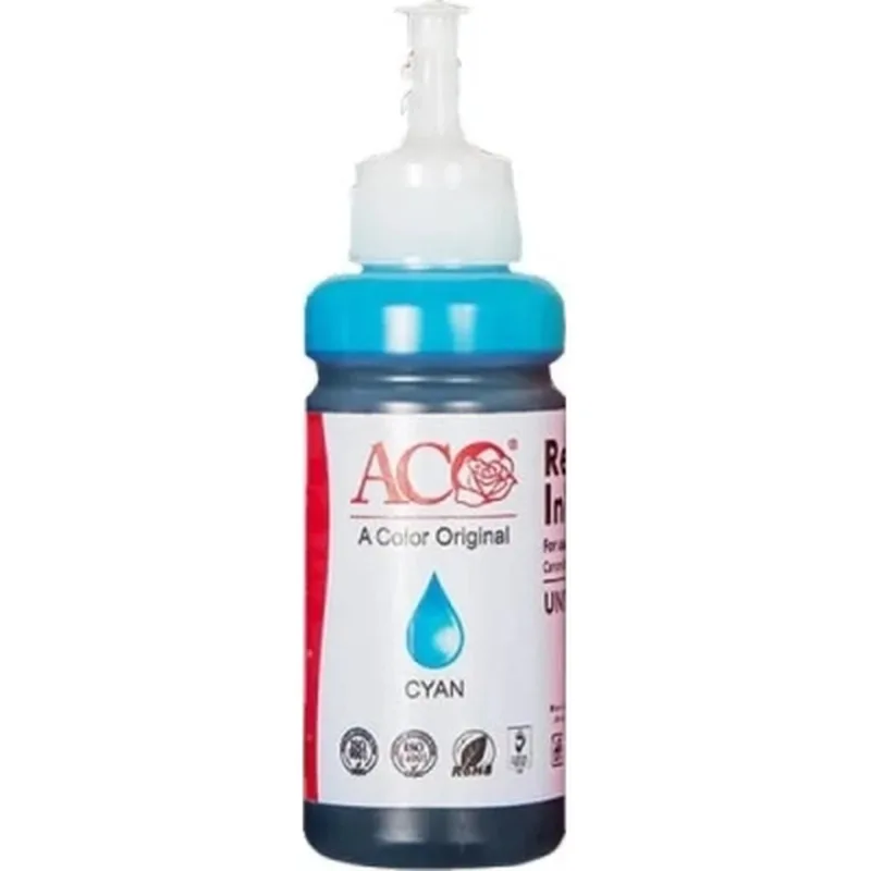 Чорнило ACO HP GT51/52 Cyan, 70ml, InkTank/Smart Tank (ACO-AH-001-CUN)