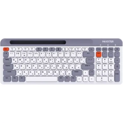 Клавіатура Maxxter KBW-02G-UA Wireless Grey (KBW-02G-UA)