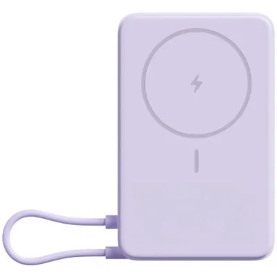Батарея універсальна Xiaomi 10000mAh Magnetic with Built-in Stand Violet (BHR08PAGL)