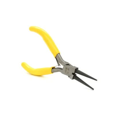 Плоскогубці Voltronic круглогубці жовті ручки, 125мм, 55гр (YT-MYTEC125Long)