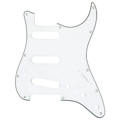 Пікгард панель для гітари DiMarzio 3-Ply Pickguard For Stratocaster (White) (FG2108W)