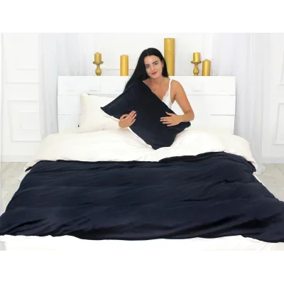 Постільна білизна MirSon Велюр Winter Delicate 28-0075 Bucaneve King Size (2200004039213)