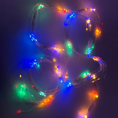 Гірлянда Novogod`ko Кінський хвіст,мідн.дроті 345 LED, Color, 2,3м (974225)