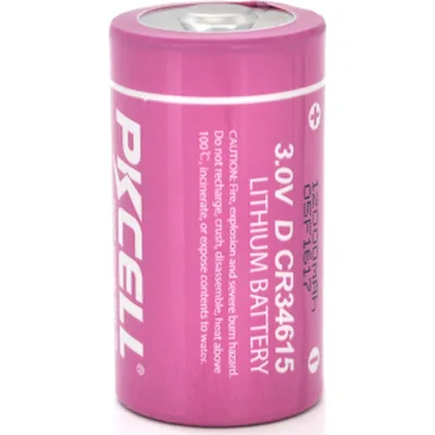 Батарейка CR34615 (size D), 3.0V 12000mah, Lithium, OEM PkCell (CR34615)