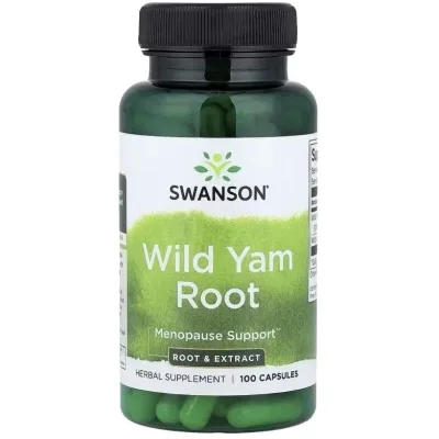 Вітамінно-мінеральний комплекс Swanson Дикий Ямс, Wild Yam Root, 100 капсул (SWV14152)