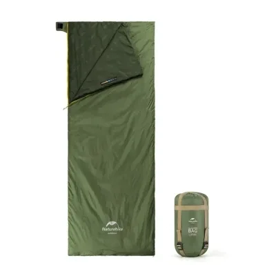Спальний мішок Naturehike LW180 Mini NH21MSD04, правий, XL, темно-зелений (6975641884378)