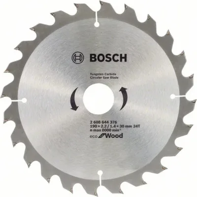 Диск пильний Bosch optiline Eco, 190x30мм, 24T (2.608.644.376)