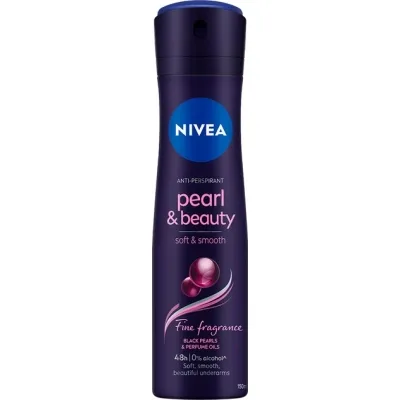 Антиперспірант Nivea Pearl & Beauty Black Deodorant Spray 150 мл (5900017084473)