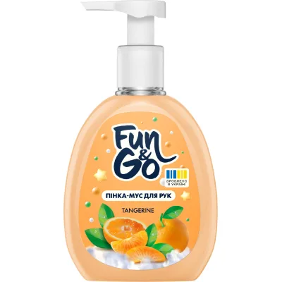 Мило-пінка Fun&Go Tangerine 300 мл (4820204702021)