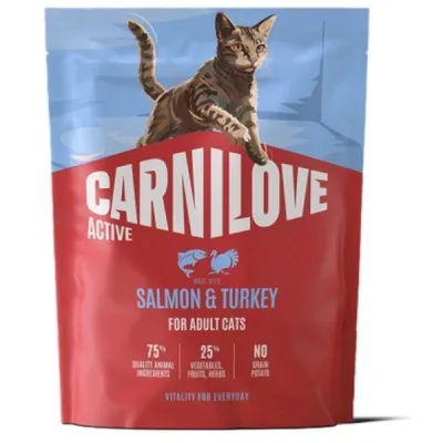 Сухий корм для кішок Carnilove Active Salmon & Turkey 400 г (8595602581573)