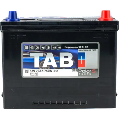 Акумулятор автомобільний TAB 75 Ah/12V Polar S Euro Japan (246 875)