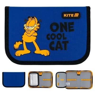 Пенал Kite Garfield, 621 без наповнення, 1 відділення, 1 відворот (GF26-621)