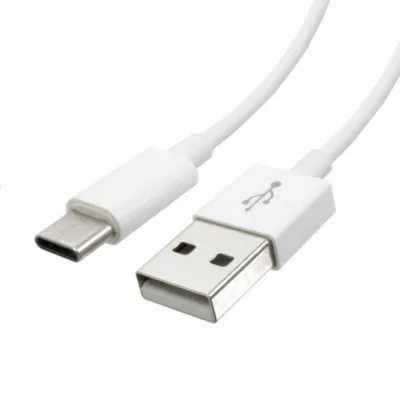 Дата кабель USB 2.0 AM to USB-C 1.0m white OEM Atcom (C001)
