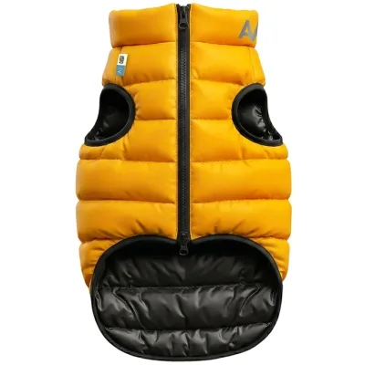 Курточка для тварин Airy Vest двостороння жовто-чорна M40 (1556)