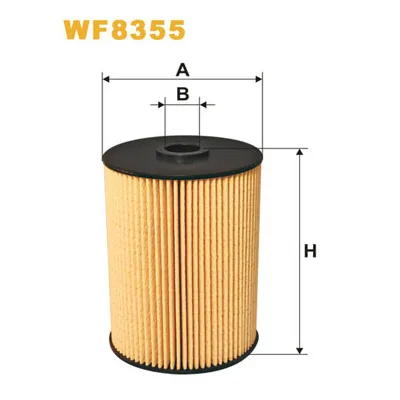Фільтр паливний Wixfiltron WF8355