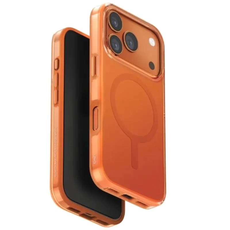 Чохол до мобільного телефона Uniq iPhone 17 Pro Max Clario Magclick Charging orange (8886463694855)