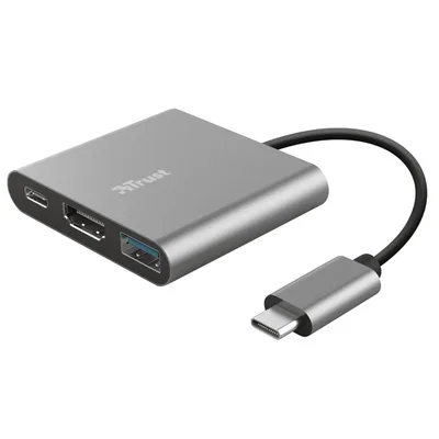 Концентратор Trust Dalyx 3-in-1 Multiport USB-C (23772)