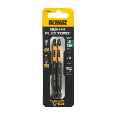 Біта для шуруповерта DeWALT IMPACT TORSION, T20, L 89 мм., 2 шт (DT70568T)