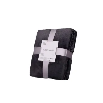 Плед ARDESTO Flannel темно-сірий, 160х200 см (ART0210SB)
