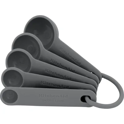 Аксесуар кухонний KitchenAid Набір мірних ложок Coreline, 5 шт, сірий (KQG057OHCGG)