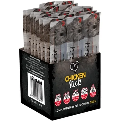 Ласощі для собак Alpha Spirit Dog Sticks Chicken 300 г 30 шт (8436586310653)