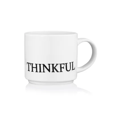 Чашка ARDESTO Thinkful, 420мл, кераміка, білий (AR3043W)