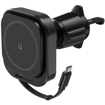 Універсальний автотримач Acefast D32 Magnetic wireless charging (6974316283225)