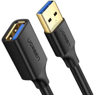 Дата кабель USB 3.0 AM/AF 0.5m US129 black Ugreen (30125)
