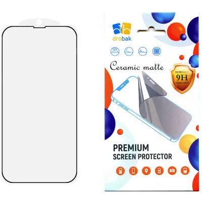 Скло захисне Drobak Matte Ceramics Apple iPhone 15 Pro (292922)
