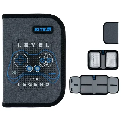 Пенал Kite Level UP 622, без наповнення, 1 відділення, 2 відвороти (K26-622-6)