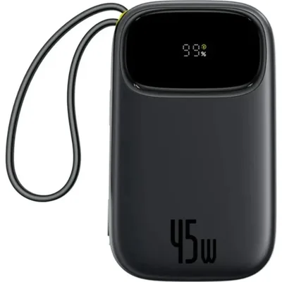 Батарея універсальна Baseus EnerFill FC31 Qpow 3 20000mAh 45W PD/3.0 QC/4.0 Black (E0028D00)