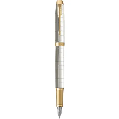 Ручка пір'яна Parker IM 17 Premium Pearl GT  FP F (24 711)