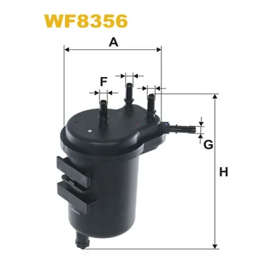 Фільтр паливний Wixfiltron WF8356