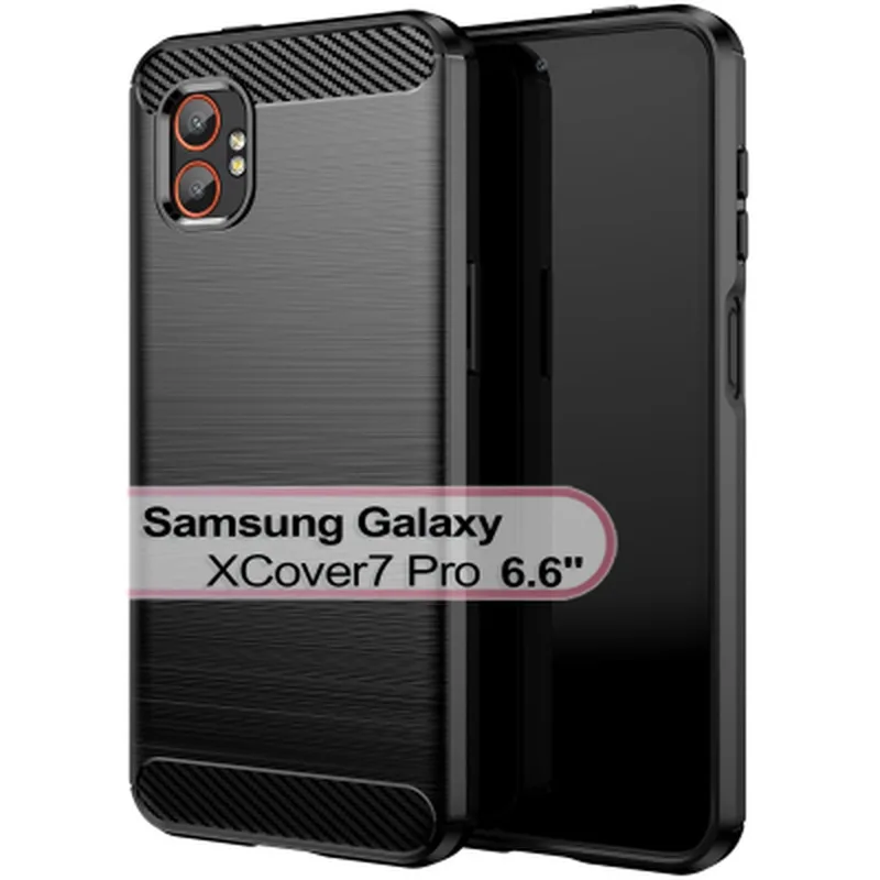 Чохол до мобільного телефона BeCover Carbon Series Samsung Galaxy XCover7 Pro SM-G766B Black (713559)