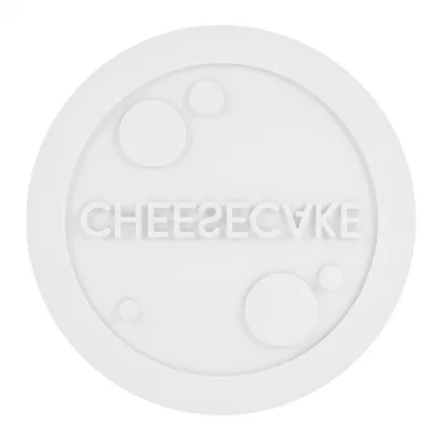 Кондитерський килимок Silikomart для декорування Чізкейк d 180 мм, h 1,5 мм (CHEESECAKE DECOR)