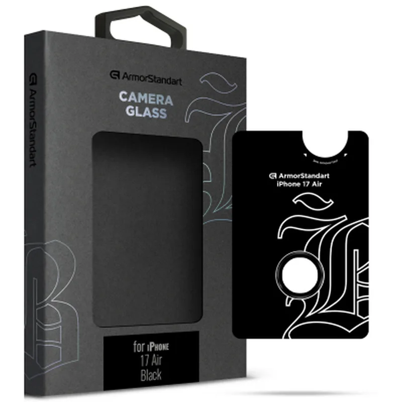 Скло захисне Armorstandart for Camera Supreme BI Apple iPhone 17 Air Black (ARM86448)