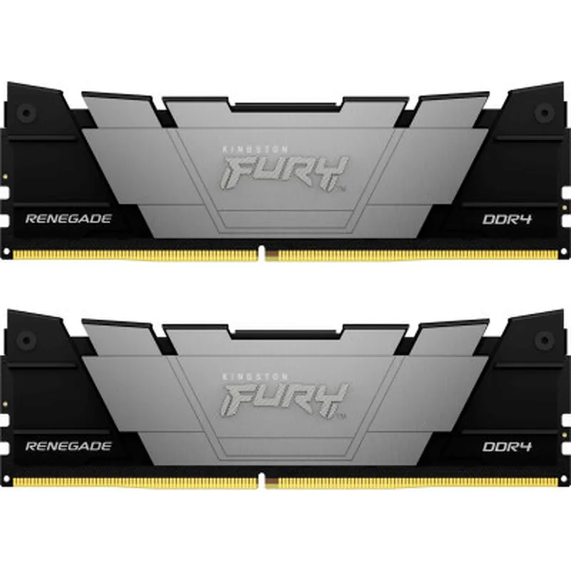 Модуль пам'яті для комп'ютера DDR4 64GB (2x32GB) 3600 MHz Renegade Black Kingston Fury (ex.HyperX) (KF436C18RB2K2/64)