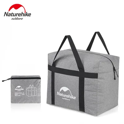 Дорожня сумка Naturehike баул NH17S021-M 45 л сірий (6927595724910)