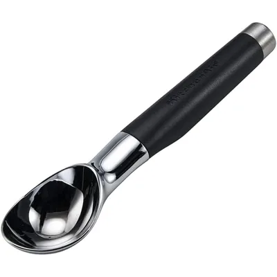 Ложка для морозива KitchenAid Classic 21,5 см чорний (KCG117OHOBE)