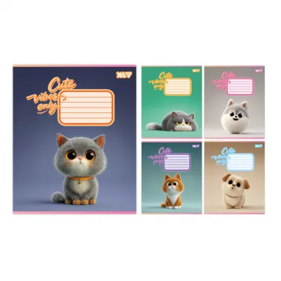 Зошит Yes Cute vibes only А5 24 аркуша лінія (768901)