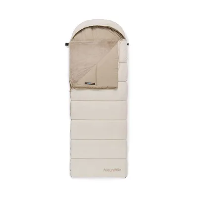 Спальний мішок Naturehike з підігрівом BE400 CNK2300SD021, правий, бежевий (6976507667326)