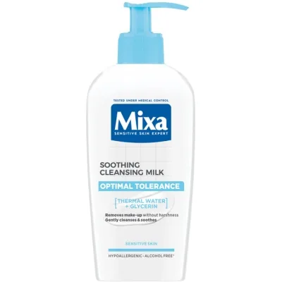 Засіб для зняття макіяжу Mixa Optimal Tolerance Очищувальне молочко Для чутливої шкіри обличчя 200 мл (3600550304718)