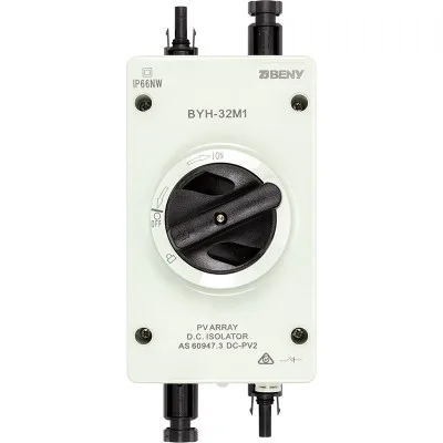Автоматичний вимикач HiSmart 4P, 32A, 1000V, MC4, IP66 (NV821396)