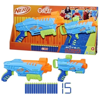 Іграшкова зброя Hasbro Nerf набір бластерів Elite junior Ultimate Starter (F6369)