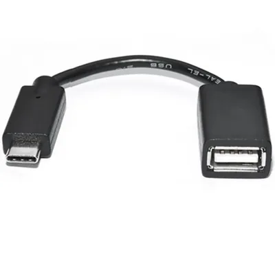 Перехідник OTG USB 2.0 AF to USB-C 0.1m REAL-EL (EL123500030)
